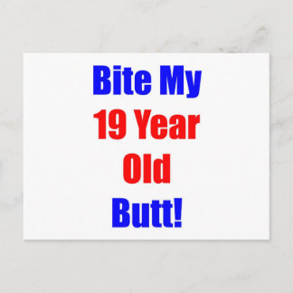 19 Bite My Butt Postcard