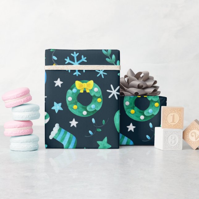#19 Nautical Haven Wrapping Paper "Big Size" (Baby Shower)
