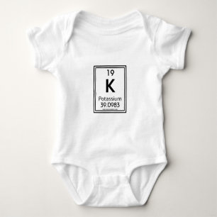 19 Potassium Baby Bodysuit