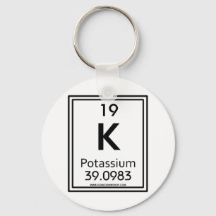19 Potassium Key Ring