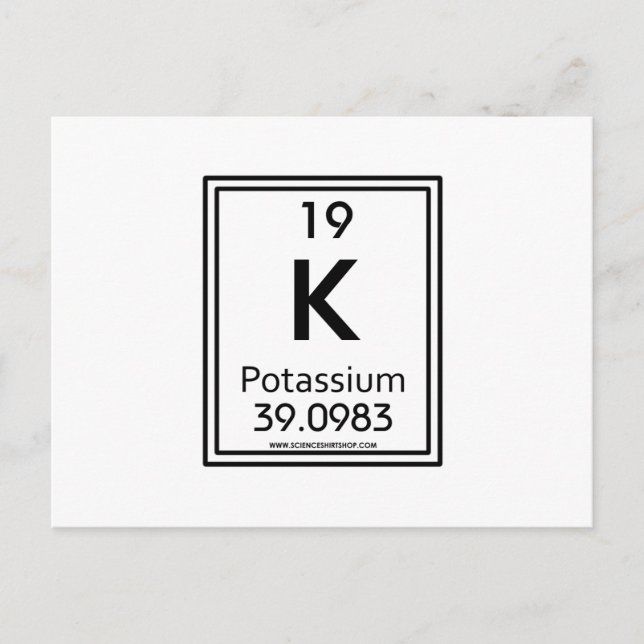19 Potassium Postcard (Front)