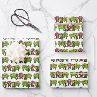 19" x 29"  We Three Sheep Wrapping Paper Sheets, M