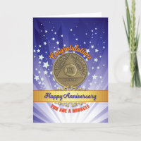 19 Year Recovery Coin Anniversary You're A Miracle