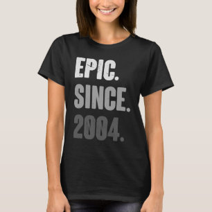 19 Years Old Vintage 2004 Birthday 19th Decorati T-Shirt