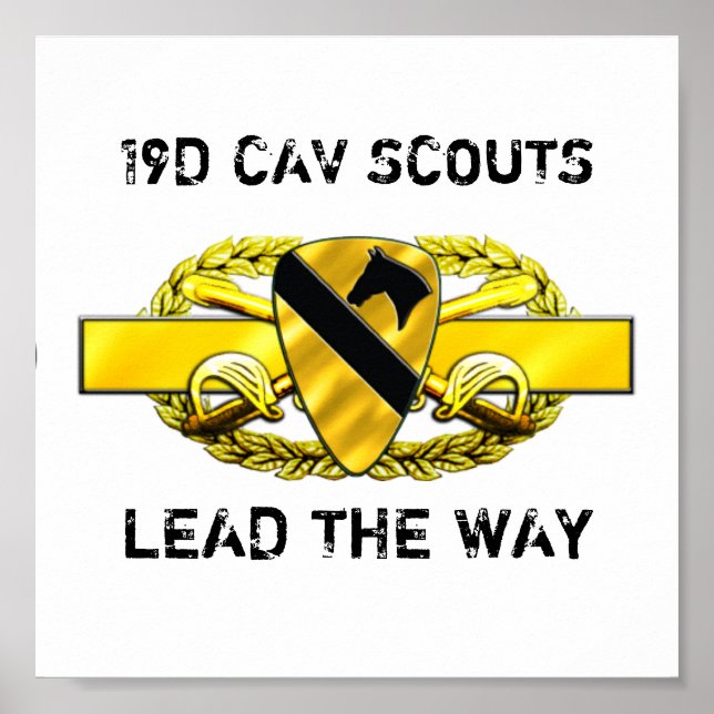 19D 1st Cavalry Division Poster (Front)
