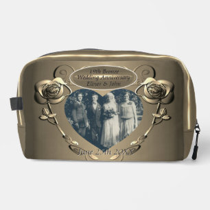 19th/8th Bronze(Colour)Photo Wedding Anniversary A Dopp Kit