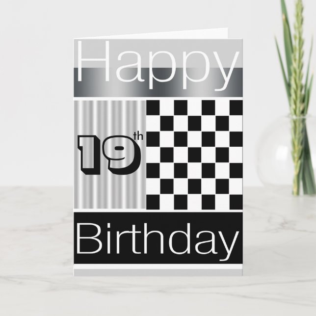 19th Birthday Card (Front)