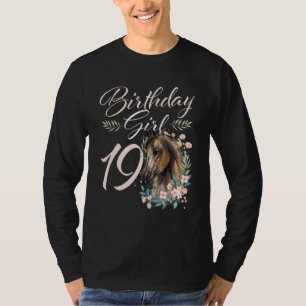 19th Birthday Girl Horse  19 Years Old Bday T-Shirt