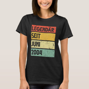 19th Birthday Man 19 Years Legendary since June 20 T-Shirt