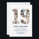 19th Birthday Number 19 Custom Photo Collage Invitation<br><div class="desc">Celebrate your child's momentous 19th Birthday with this cute invitation. It's a personalised photo collage invite that allows you to create a truly unique and memorable design. This customisable template lets you insert your own cherished photos, capturing the precious moments of your kid's year. This invitation is perfect for commemorating...</div>