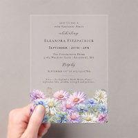 19th Birthday Party September Birth Month Flower