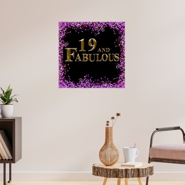 19th Birthday  Poster (Living Room 3)