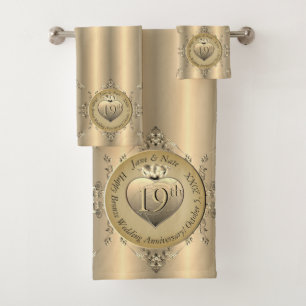 19th Bronze Colour Towel