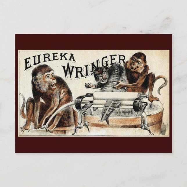 19th C. Eureka Wringer Postcard (Front)