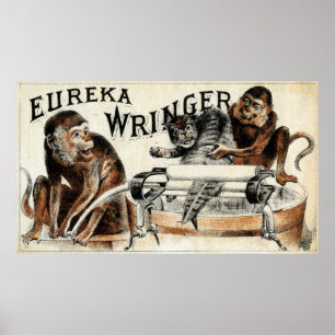 19th C. Eureka Wringer Poster