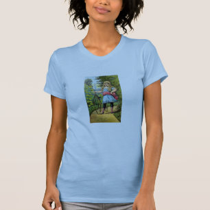 19th C. Girl and her Tricycle T-Shirt