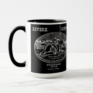 19th C. Revere Coffee of Boston, grey Mug