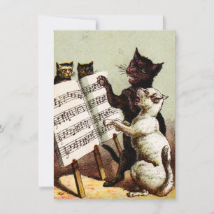 19th C. Singing Cats