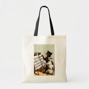 19th C. Singing Cats Tote Bag
