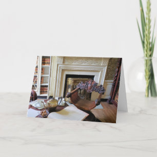 19th Century Library at White Hall Mansion, KY Note Card