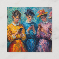 19th Century People Using Smartphones