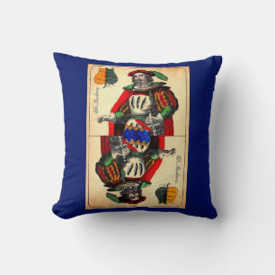 19th century tarot card no. 1 print cushion