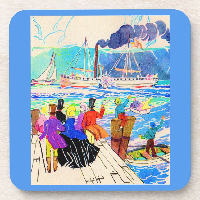 19th century yacht race coaster (Front)
