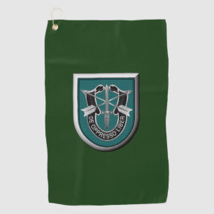 19th Special Forces Group (Airborne) Insignia Golf Towel