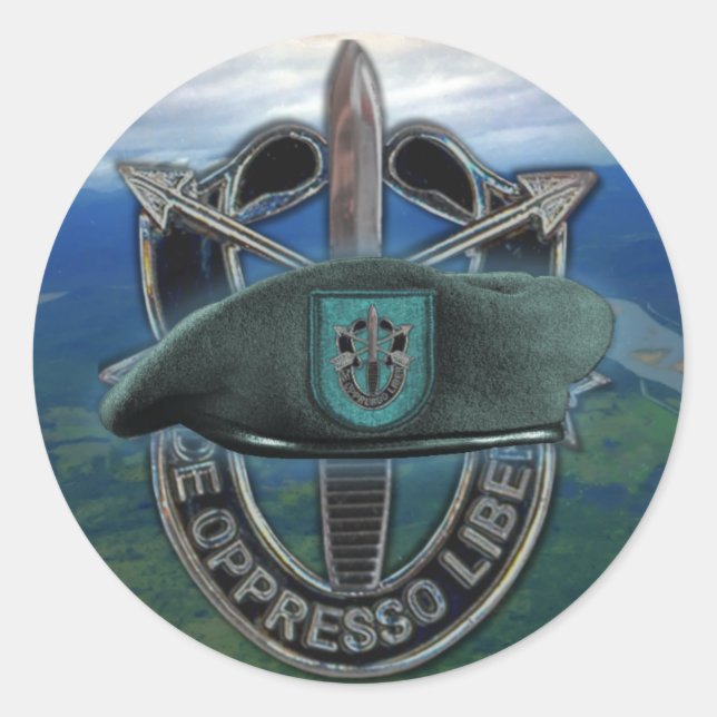 19th Special forces group Green Berets son Sticker (Front)