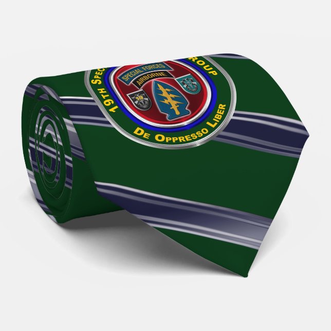 19th Special Forces Group  Tie (Rolled)