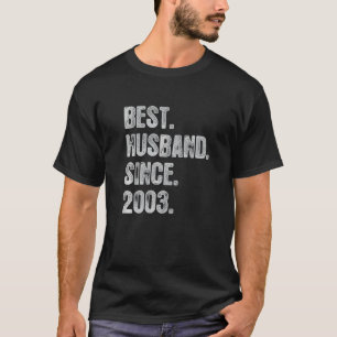 19th Wedding Aniversary For Him Best Husband Since T-Shirt