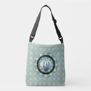 19th Wedding Anniversary Acquamarine Crossbody Bag