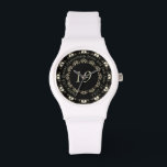 19th Wedding Anniversary eWatch Watch<br><div class="desc">She loves mandalas,  striking bold designs,  needs a watch AND it's her 19th wedding anniversary? Then you've found her the perfect gift for their anniversary,  exclusively at my shop at Zazzle!</div>