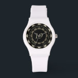 19th Wedding Anniversary eWatch Watch<br><div class="desc">She loves mandalas, striking bold designs, needs a watch AND it's her 19th wedding anniversary? Then you've found her the perfect gift for their anniversary, exclusively at my shop at Zazzle!</div>