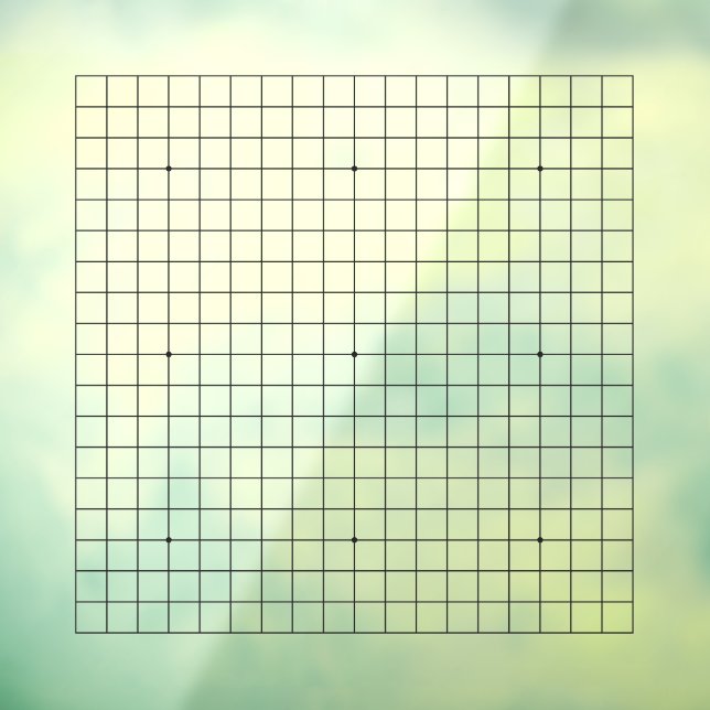 19x19 Demo Goban 200% Scale Resizable Cling (Sheet 3)