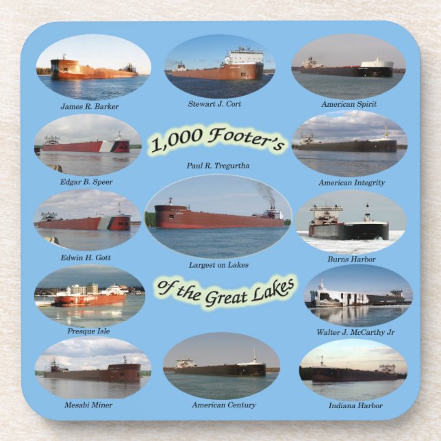 1,000 foot freighters on the Great Lakes coaster (Front)