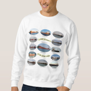 1,000 footers on the Great Lakes sweatshirt