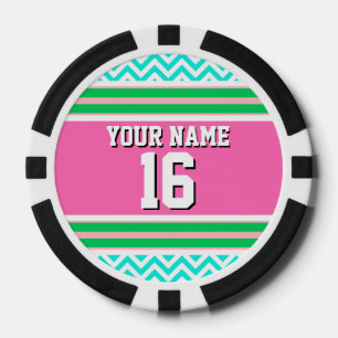 1-11 (Sq Necklace) Poker Chips