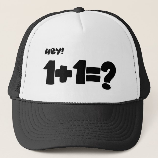 1+1 TRUCKER HAT (Front)
