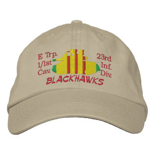 1/1st Cav. 23rd Div M551 Sheridan Embroidered Hat