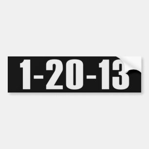 1-20-13 Anti Obama Bumpersticker Bumper Sticker
