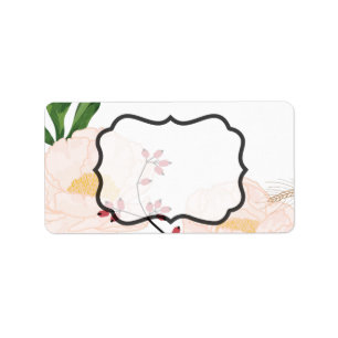 1.25"x2.75" Business Mailing Addres Label Baby Pin