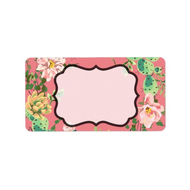 1.25"x2.75" Business Mailing Addres Label Bohemian (Front)