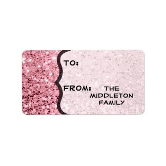 1.25"x2.75" Christmas XMAS Stick On Gift Tag