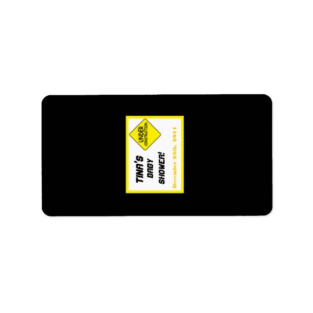 1.25"x2.75" Hershey's Miniature Construction Label (Front)