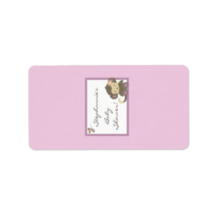 1.25"x2.75" Hershey's Miniature Jacana Girl Jungle Label