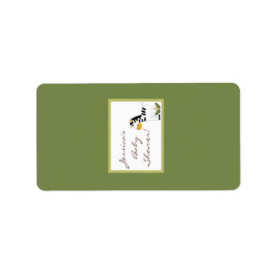 1.25"x2.75" Hershey's Miniature Safari Friends Label