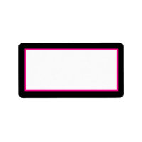 1.25"x2.75" Hot Pink Zebra Print Mailing Address