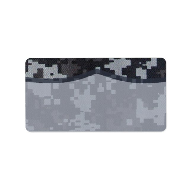 1.25"x2.75" Mailing Address Navy DIGITAL PRINT Uni Label (Front)