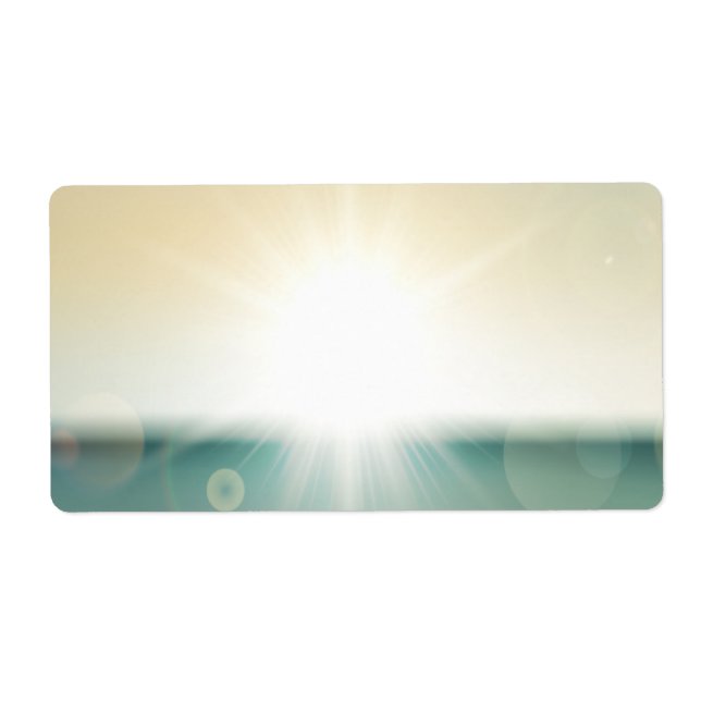 1.25"x2.75" Mailing Address Sunset Beach (Front)